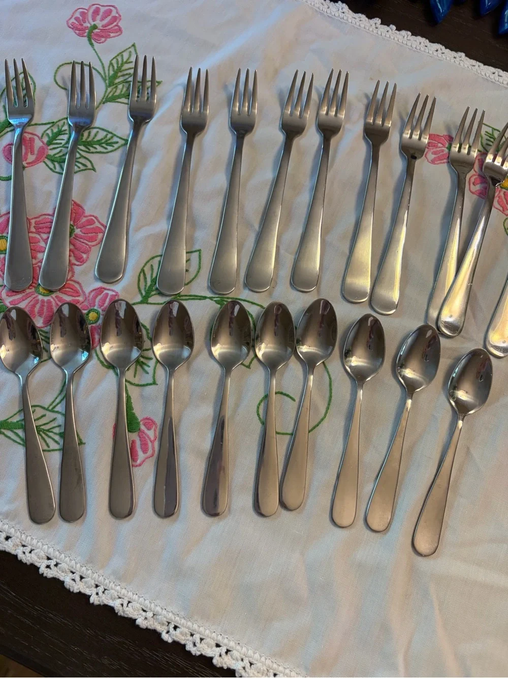 World Flatware Cocktail Forks and Spoons Huge Lot!